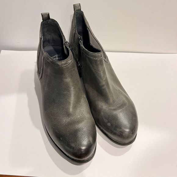 Dansko Harlene Ankle Boots Waxy Burnished Gray Booties EU 41 US 10.5-11 Classic - Picture 5 of 10